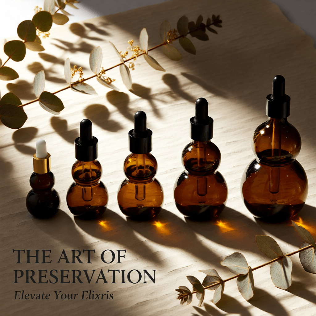 Aesthetic Amber Glass Set