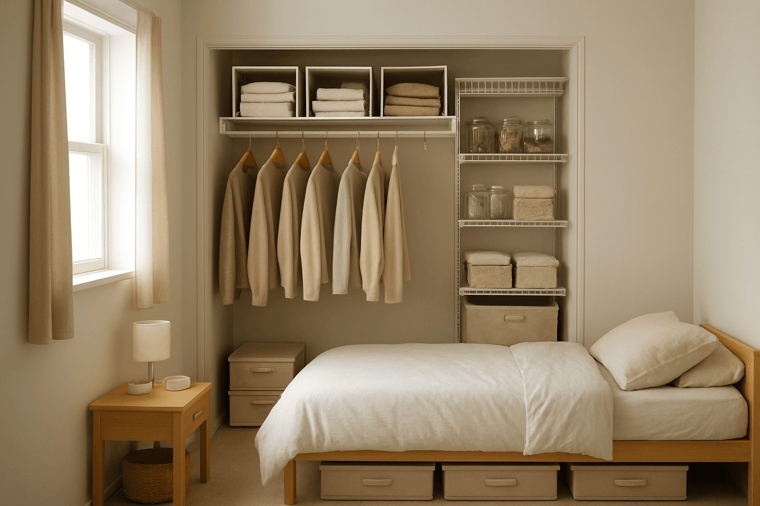 Optimize Bedroom and Closet Organization Systems