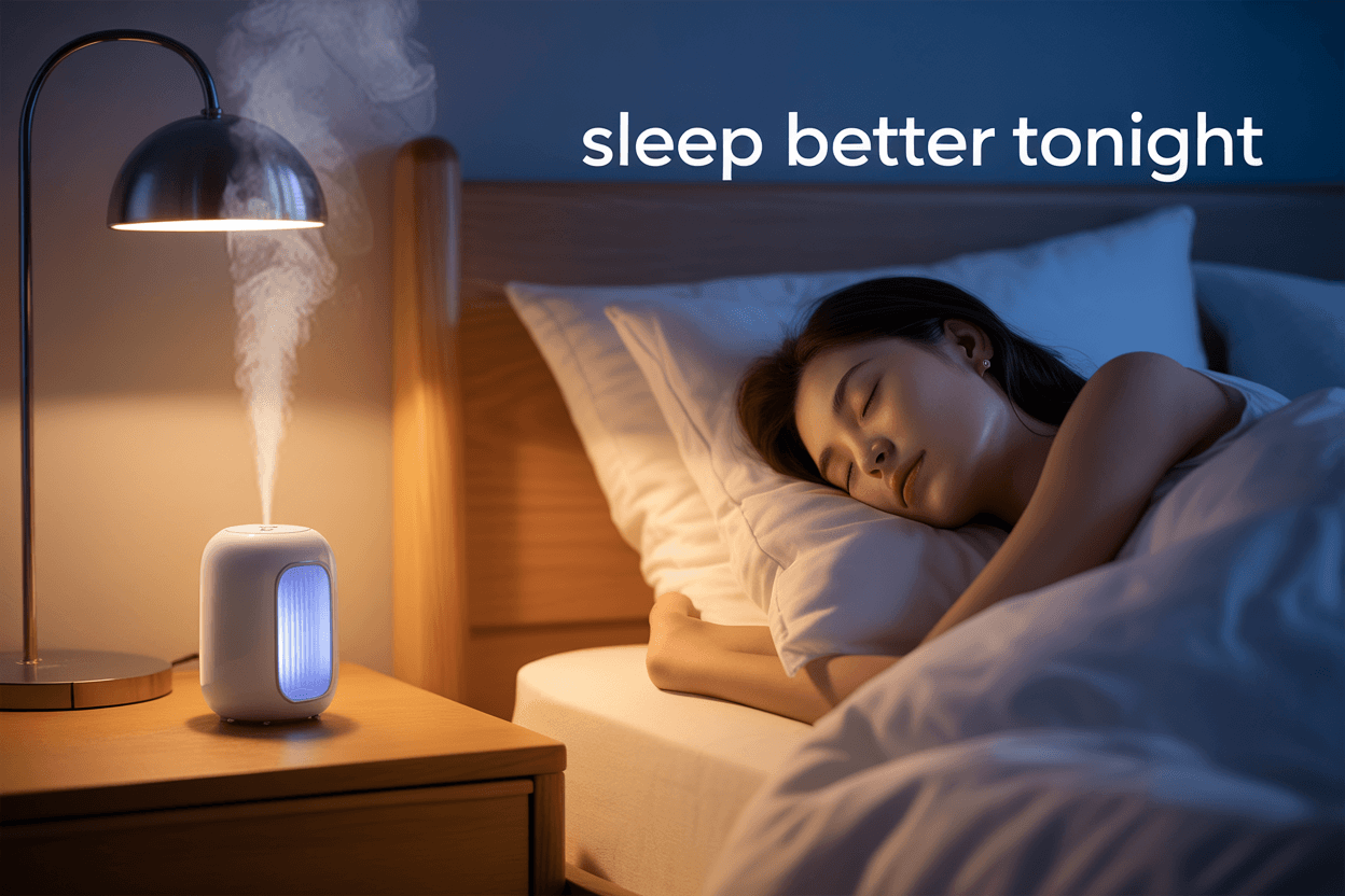 Read more about the article Sleep Better Tonight: The Essential Mini Humidifier for Bedroom