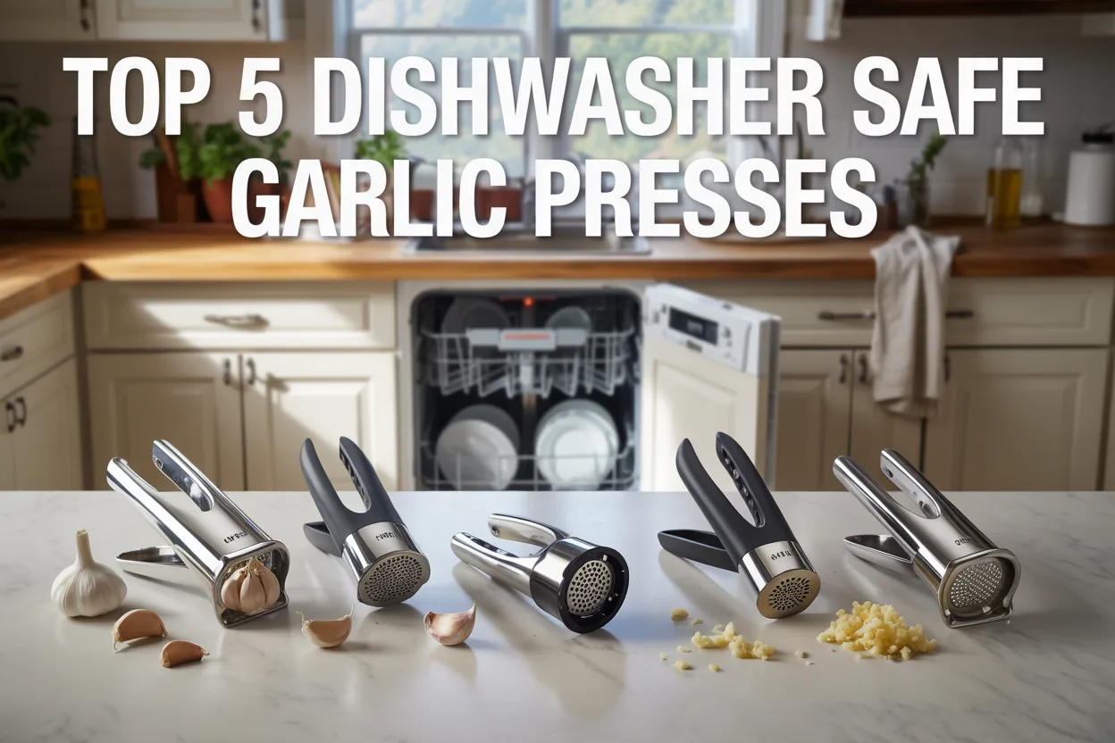 Top 5 Dishwasher Safe Garlic Presses That Don't Clog