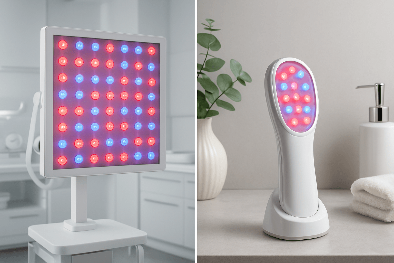 Choosing Professional vs At-Home LED Devices