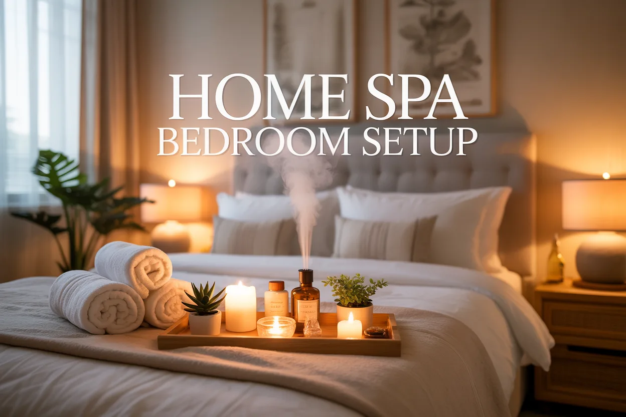 How to Set Up an Aesthetic Home Spa in Your Bedroom