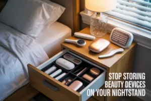 Stop Storing Your Beauty Devices on Your Nightstand