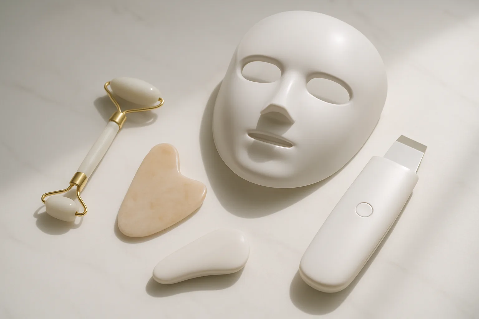 High-Tech Skincare Devices in Minimalist Design