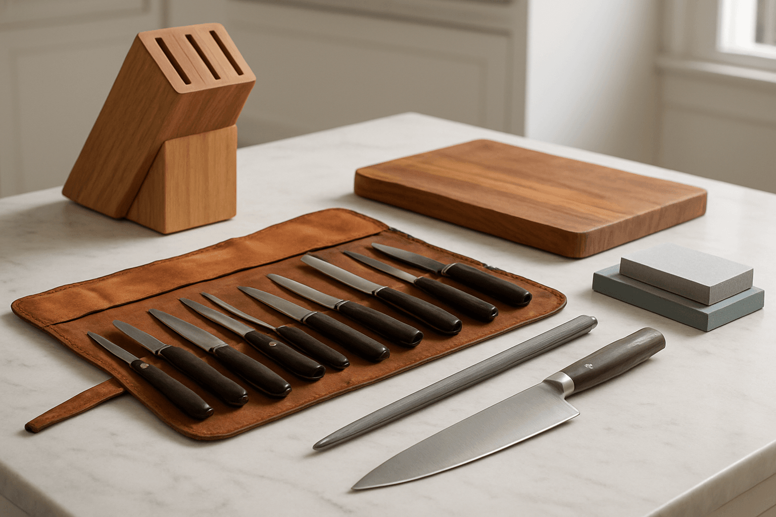 Professional-Grade Knife Care and Cutting Tools