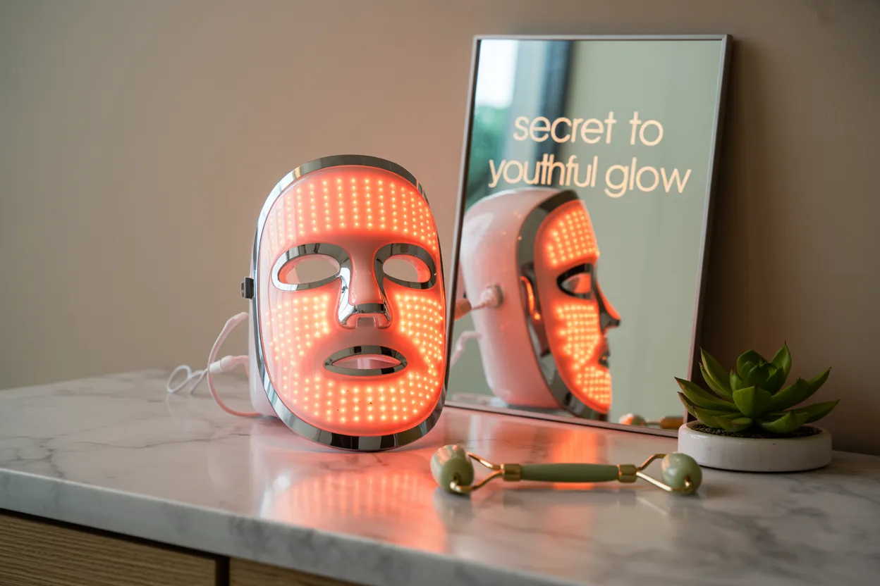 The Best Red Light Mask for Wrinkles My Secret Glow