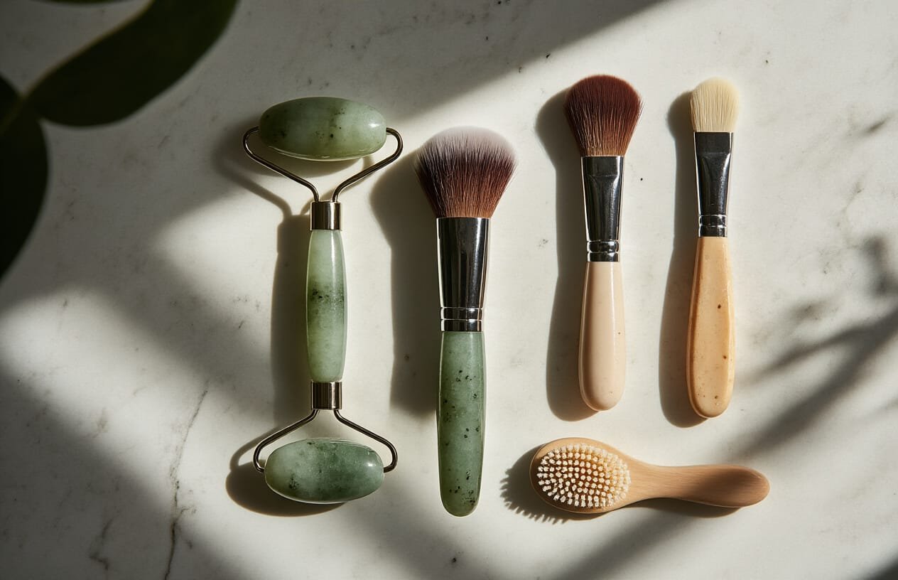 Using Dirty or Contaminated Tools on Your Face